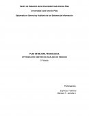 PLAN DE MEJORA TECNOLOGICA OPTIMIZACIÓN GESTIÓN DE ANÁLISIS DE RIESGOS