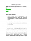 Descripcion de la empresa. Unidad Educativa Fe y Alegría “PADRE FELIPE SALVADOR GILIJ”