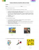 Examen de Inducción en Seguridad y Salud en el Trabajo