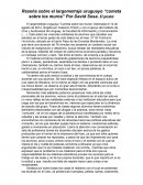 Reseña sobre el largometraje uruguayo "Cometa sobre los muros"