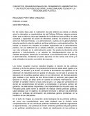 CONCEPTOS ORGANIZACIONALES DEL PENSAMIENTO ADMINISTRATIVO Y LAS POLÍTICAS PÚBLICAS ENTRE LA RACIONALIDAD TÉCNICA Y LA RACIONALIDAD POLÍTICA