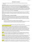 Metodología de la investigación. Noción de oficio