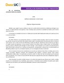 CASO EMPRESA COMODIDAD Y CREATIVIDAD