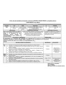 SECUENCIA DIDÁCTICA ESPECÍFICA CONOCIMIENTO DEL MEDIO