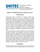 ENSAYO “LA COMUNICACIÓN EN EL AREA DE LA SALUD”