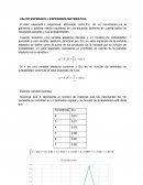 VALOR ESPERADO o ESPERANZA MATEMATICA