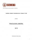 Psicologia laboral I