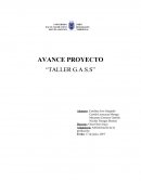 AVANCE PROYECTO “TALLER G.A.S.S”