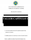 Taller 1 capitulo 1 organización y sistemas