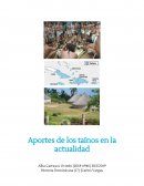 Aportes de los taínos en la actualidad