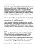 LA ETICA Y LA FUNCION PÚBLICA