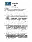 Proceso de investigacion de mercado para determinar el nivel de consumo de aceite y grasas comestibles