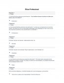 Preguntas y respuestas Ética Profesional
