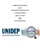 SEMINARIO DE MERCADOCTENIA Plan de marketing