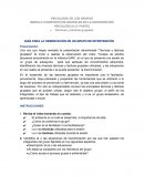 Guía observación de un grupo de intervención