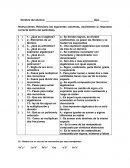 EXAMEN PARCIAL MATEMATICAS TERCER GRADO