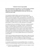 Evidencia: Escasez de agua potable
