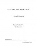 Psicología Educativa. Trabajo Practico N° 1. “Conductismo”
