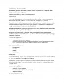 Metabolismo y fuentes de energia