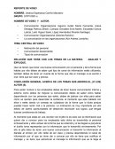 REPORTE DE VIDEO