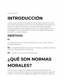 Normas Morales vs Sociales