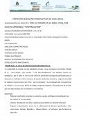 PROYECTO PANIFICADOS ARTESANALES