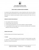 PAUTA PARA LA CONFECCION DE INFORMES