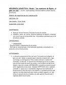 SECUENCIA DIDÁCTICA: Novela: “Las aventuras de Bigote, el gato sin cola”