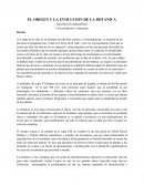 EL ORIGEN Y LA EVOLUCION DE LA BOTANICA
