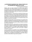 LA INTERDISCIPLINARIEDAD DEL TRABAJO SOCIAL EN LOS DIFERENTES CAMPOS DE ACCION