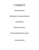 Gestión empresarial Marketing de los servicios profesionales