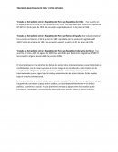 TRATADOS BILATERALES DE PERU Y OTRO ESTADO