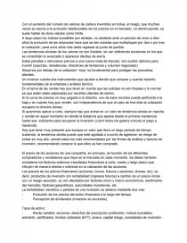 PRINCIPIOS BASICOS PARA ACTUAR EN LA BOLSA DE VALORES. Página 1