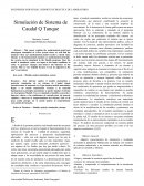 Simulacion en un ambiente caudal ecosimpro
