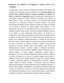 Obstáculos que impiden a los indígenas el ejercicio pleno de su ciudadanía