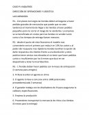 CASO PJ VAQUEROS DIRECCIÓN DE OPERACIONES Y LOGISTICA