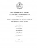 Análisis de las variaciones de una variable cuantitativa de interés mediante factores no aleatorios