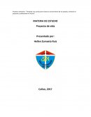 Proyecto tentativo: “Forjando una conducta en base al conocimiento de mi pasado, viviendo mi presente y elaborando mi futuro”