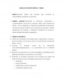 MODELO DE GESTION TURISTICA – TIMBIO