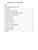 Adolescencia y cambios fisicos