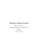 Salud laboral y seguridad en la industria