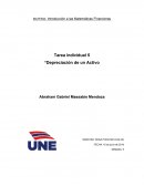Depreciacion de un activo