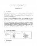 Laboratorio de humedad, gravedad específica y densidad