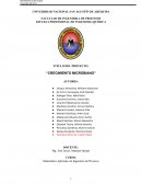 TITULO DEL PROYECTO: “CRECIMIENTO MICROBIANO”