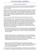 LA INCLUSION LABORAL
