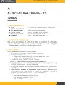 Formulación del problema, variables, objetivos de e hipótesis de investigación
