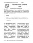 Reacciones de oxido reduccion