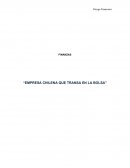 FINANZAS “EMPRESA CHILENA QUE TRANSA EN LA BOLSA”