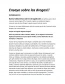 Las drogas ensayo
