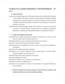 TECNICA DE LA DANZA MODERNA Y CONTEMPORANEA - TP N° 2